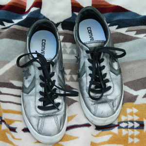 Converse Breakpoint Metallic Canvas Low Top